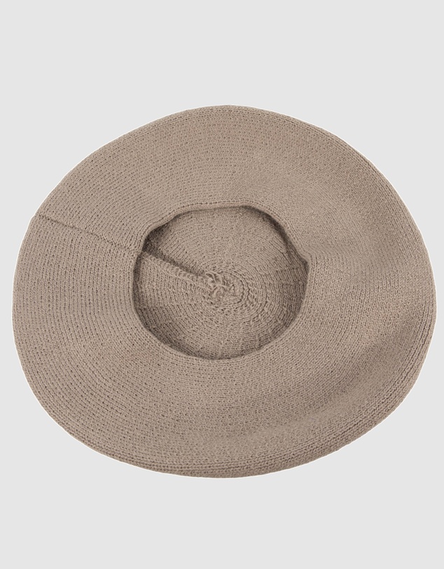 Max Alexander - European Made Beige Soft Wool Beret