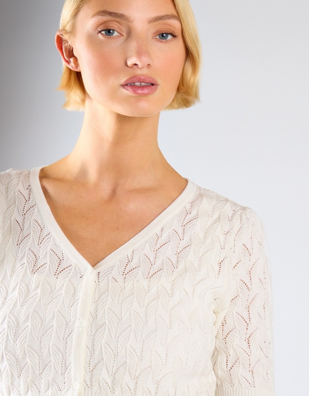 Glamorous - V-Neck Crop-Cardigan