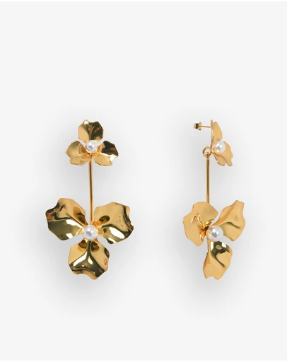 Forcast - Magnolia Bold Floral Earrings