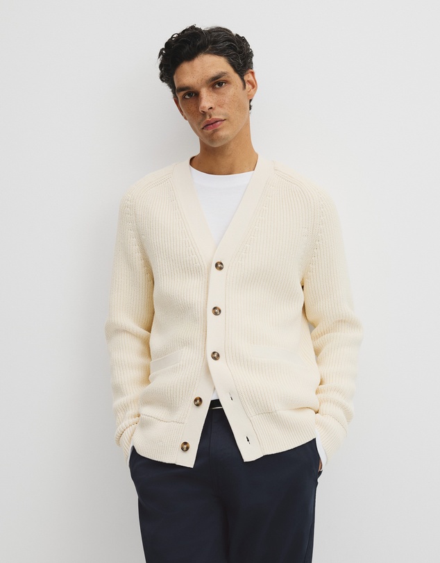 Country Road - Cotton Rib Cardigan