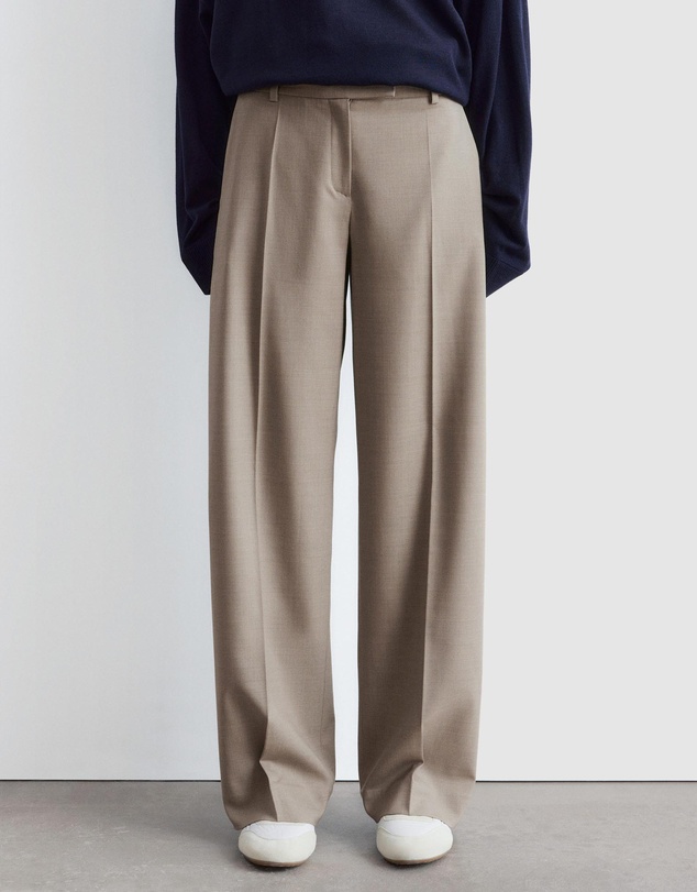 & Other Stories - Wool Press-Crease Trousers
