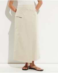 Calli - Tara Midi Twill Skirt
