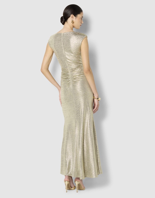 Montique - Beck Metallic Maxi Dress
