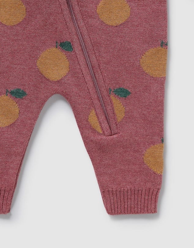 Wilson & Frenchy - Organic Knitted Jacquard Growsuit - Babies