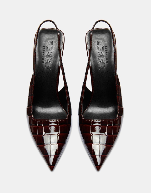 FEMME LA - G63 Slingback Heels