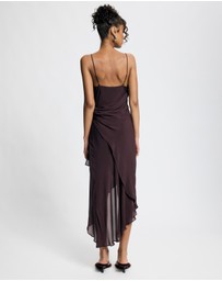 Lover - Phoebe Asymmetrical Midi Dress