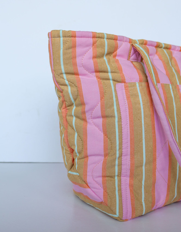 Mosey Me - Sunrise Stripe Quilted Bag