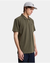 Quiksilver - Mens Mw Pique Polo Short Sleeve Shirt