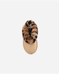 Ozwear Connection Uggs - Ugg Coquette Slipper (Leopard Print)(Water Resistant)