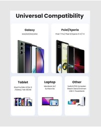 Ugreen - UGREEN 90 Degree Angle USB-C Male to USB-C Male 60W Braided Cable 2m