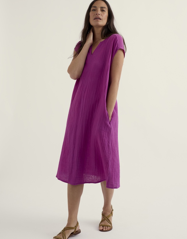 Seasalt - Sand Patterns Dress in GOTS-Certified Organic Cotton