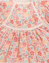 Purebaby - Floral Dress -Kids-Babies