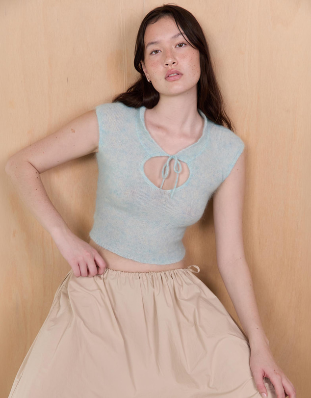 Pinky & Kamal - Tie Knit Tee
