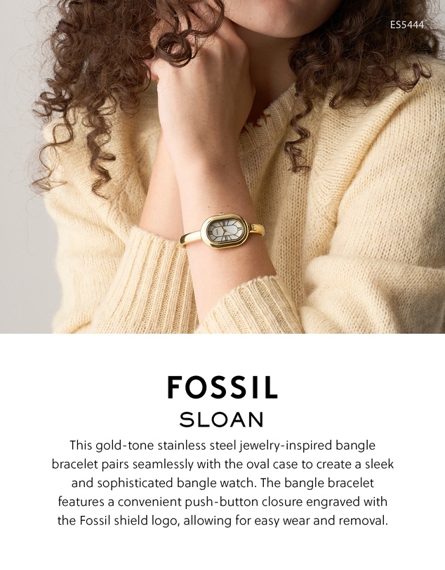Fossil - Sloan Gold Analogue Watch