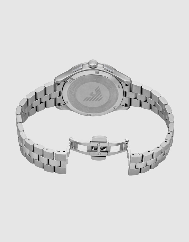 Emporio Armani - Silver Tone Analogue Watch