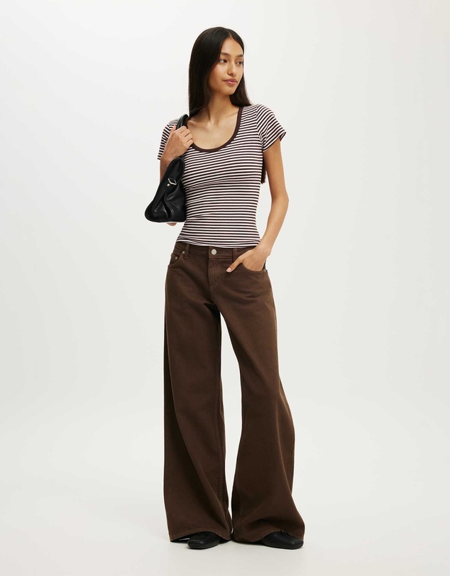 Cotton On - Everyday Smooth Scoop Neck Tee