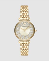 Emporio Armani - Gold Analogue Watch