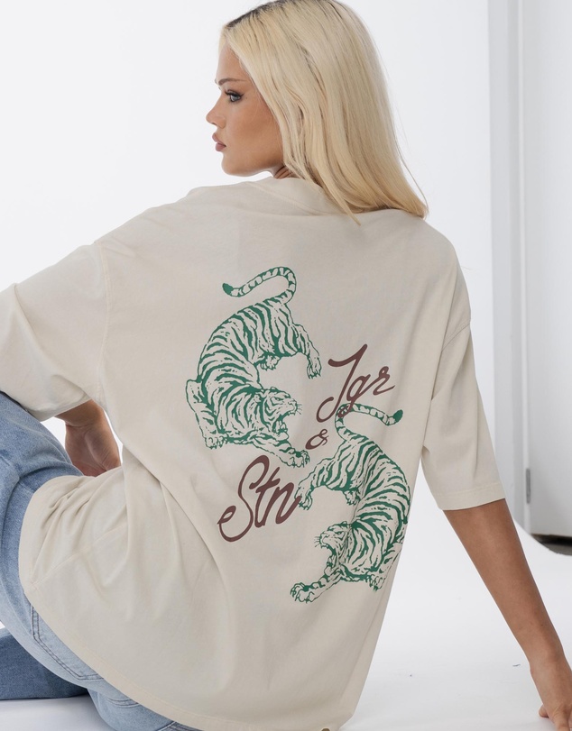 JGR & STN - Tiger Oversized Tee