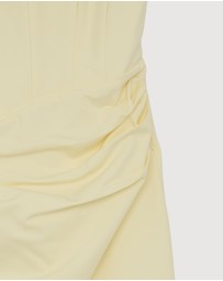 Revibe - Repaired Shona Joy Lani Strapless Corset Mini Dress - AU 14