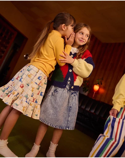 Goldie + Ace - Hopscotch Maya Pocket Skirt - Babies-Kids