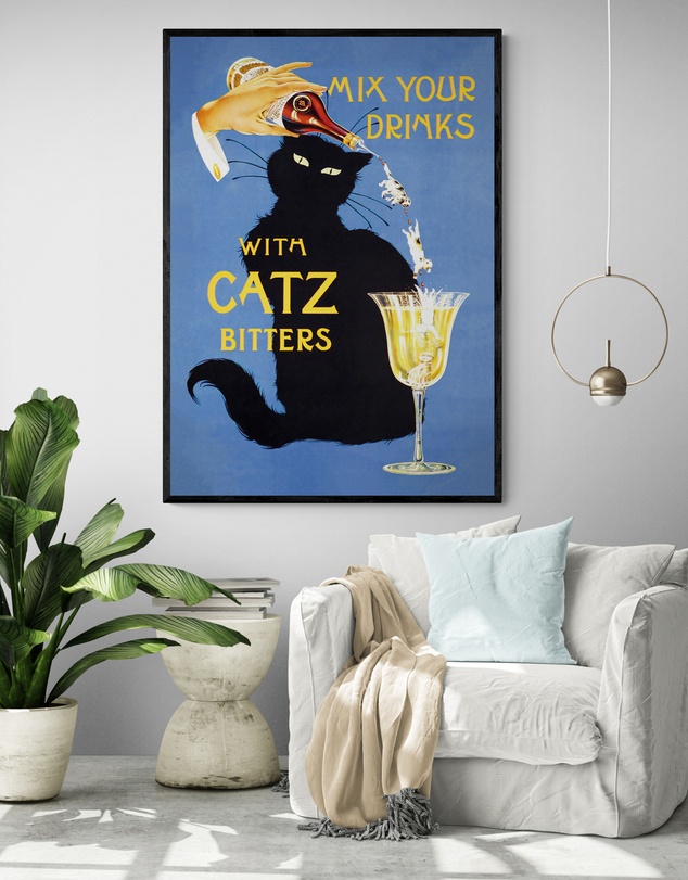 Inka Arthouse - Catz Bitters Art Print