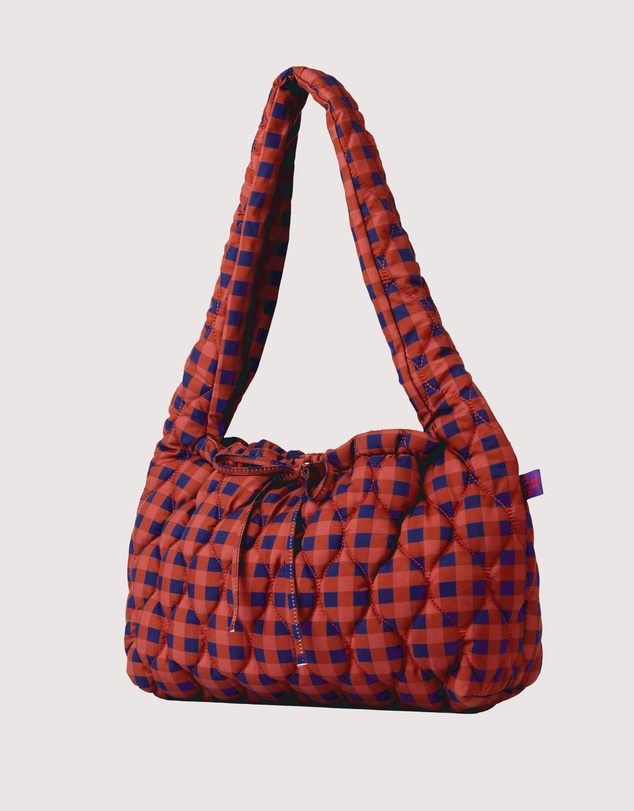 The Somewhere Co - Chestnut Quilted Shoulder Bag