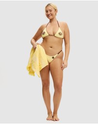 Cotton On Body - Embroidered Micro String Triangle Bikini Top