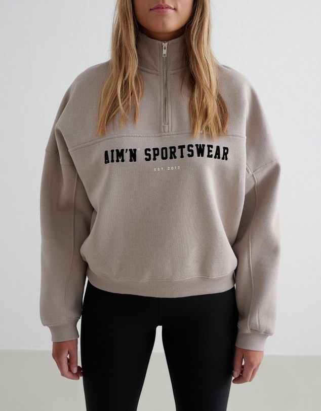Aim'n - Varsity Sweat Half Zip
