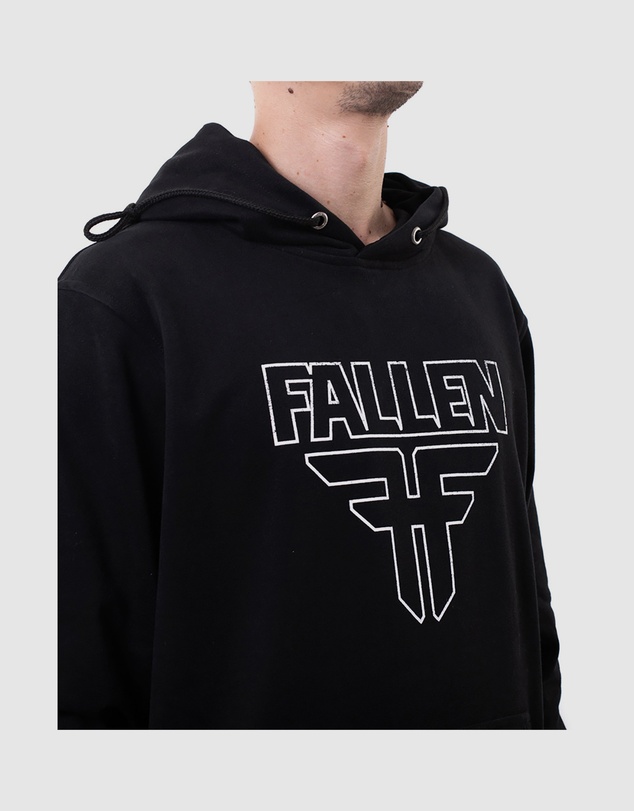 Fallen Footwear - Fallen Footwear Men Peak Jacket Enzymatic/Jumper Regular Fit Black