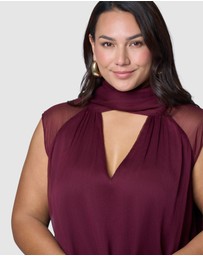 Pink Dusk by Curve Project - Intoxicating Maxi Dress