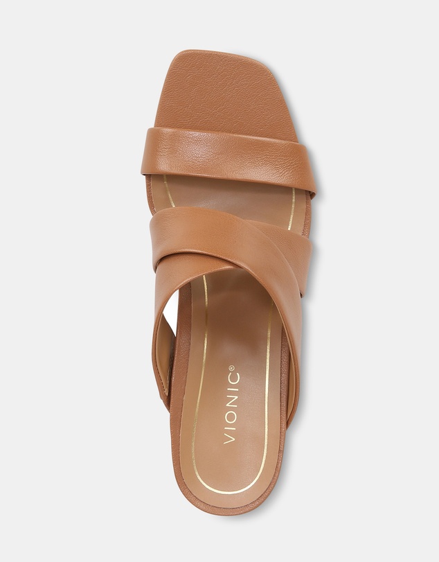 Vionic - Merlot Heeled Sandal - Toffee