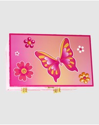 Pink Poppy - Vibrant Vacation Medium Musical Jewellery Box