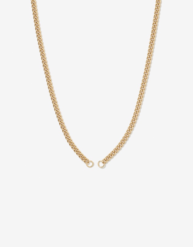 Michael Hill - Round Curb Pendant Bar Chain in 18kt Gold Vermeil