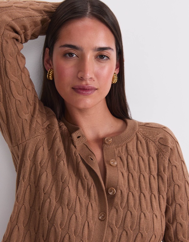 Sportscraft - Merino Cable Cardigan