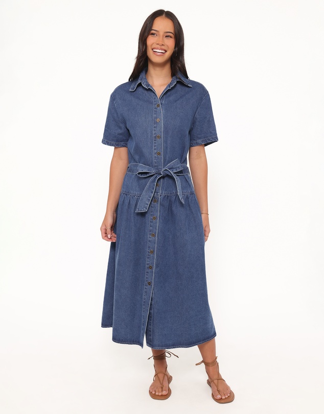 Petal & Pup - Tova Midi Dress - Blue