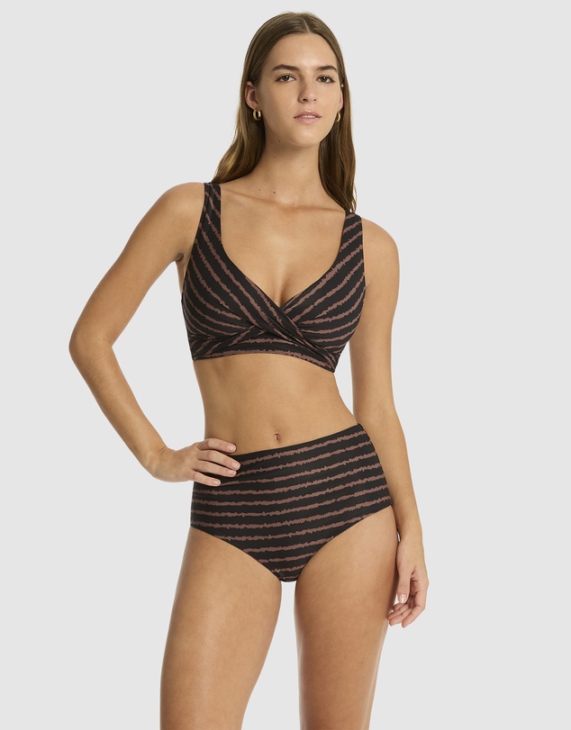 Sea Level Australia - Riptide Cross Front Multifit Bra Top
