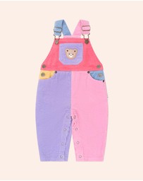 Huxbaby - Colour Block Cord Overalls - Babies-Kids
