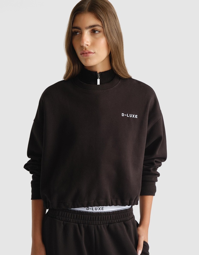 Decjuba - D-Luxe Logo Crop Sweat