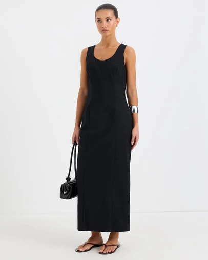 Calli - Ella Scoop Neck Midi Dress