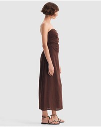 Morrison - Rio Linen Strapless Dress