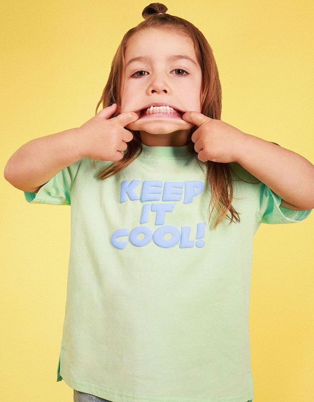 Skwosh - Keep It Cool Kids Slang Tee in Mint