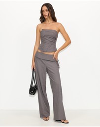 Dazie - Solace Pinstripe Bustier