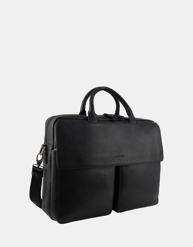 Pierre Cardin - Pierre Cardin Men's Leather Classic Messenger/Computer Bag