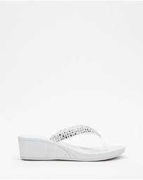 Holster - Hope Wedge Sandals - Clear - Women's