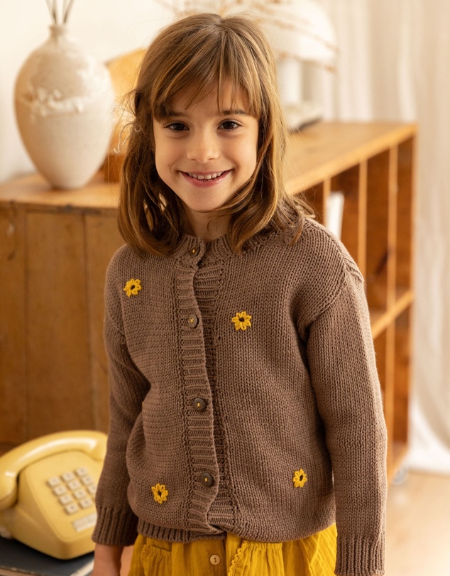 Alex & Ant - Sunflower Cardigan - Mocha