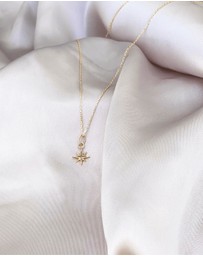 Luna Rae - Solid Gold - My True North Necklace