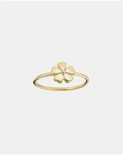 Zoe Olivia - 9K Gold Flower Ring