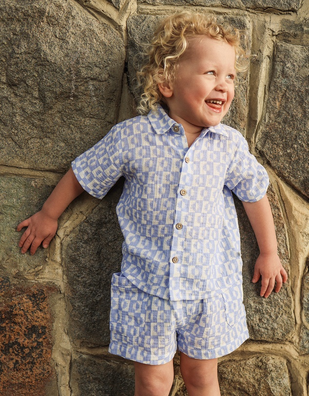 Kynd Baby - Woven Shirt in Blue Sunrise