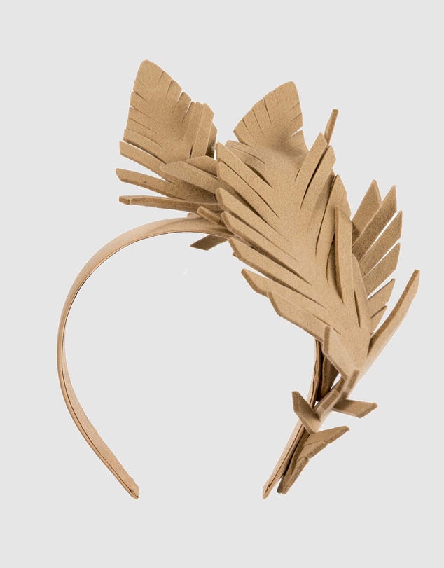 Max Alexander - Felt Leaf Fascinator