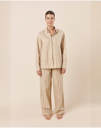 Gingerlilly - Chloe Cotton Striped PJ Set